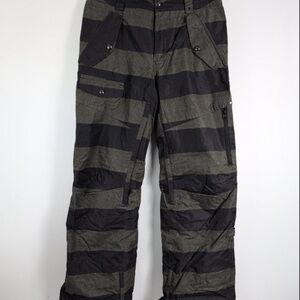 Burton Dry Ride The White Collection striped Snowboard pants - Medium